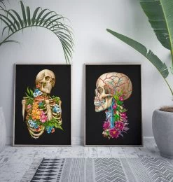 Skeleton Anatomy - Floral - Black 7 Skeleton Anatomy - Floral - Black -Codex Anatomicus Shop LPA632 3 7d1f827b d6a3 474b 9ce7 64fa29ce0a94