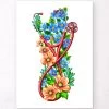 Stethoscope With Flowers - White -Codex Anatomicus Shop LPA636