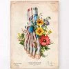 Foot Anatomy - Floral - Vintage -Codex Anatomicus Shop LPA641