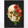 Skull Anatomy IV - Floral - Black -Codex Anatomicus Shop LPA648