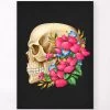 Skull Anatomy III - Floral - Black -Codex Anatomicus Shop LPA651