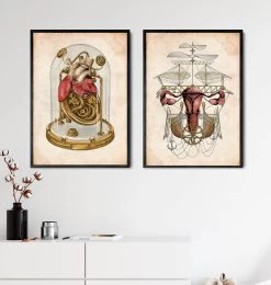 Steampunk Uterus 7 Steampunk Uterus -Codex Anatomicus Shop LPA658 3