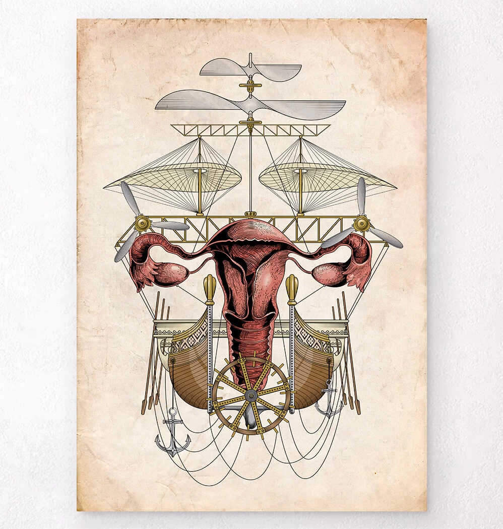 Steampunk Uterus 3 Steampunk Uterus