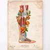 Leg Anatomy - Floral - Vintage -Codex Anatomicus Shop LPA669