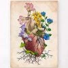 Heart Anatomy I - Floral - Vintage -Codex Anatomicus Shop LPA694