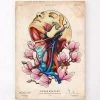 Head, Neck And Arteries - Floral - Vintage