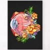 Eye Anatomy - Floral - Black -Codex Anatomicus Shop LPA709
