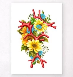 Circle Of Willis - Floral - White