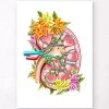 Kidney Anatomy II - Floral - White