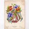 Vocal Cords - Floral - Vintage 1 Vocal Cords - Floral - Vintage -Codex Anatomicus Shop LPA742