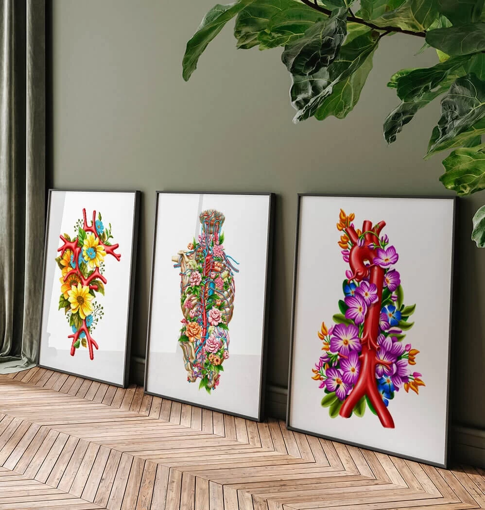 Aorta - Floral - White 5 Aorta - Floral - White - Image 3