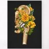 Hip Replacement - Floral - Black -Codex Anatomicus Shop LPA838