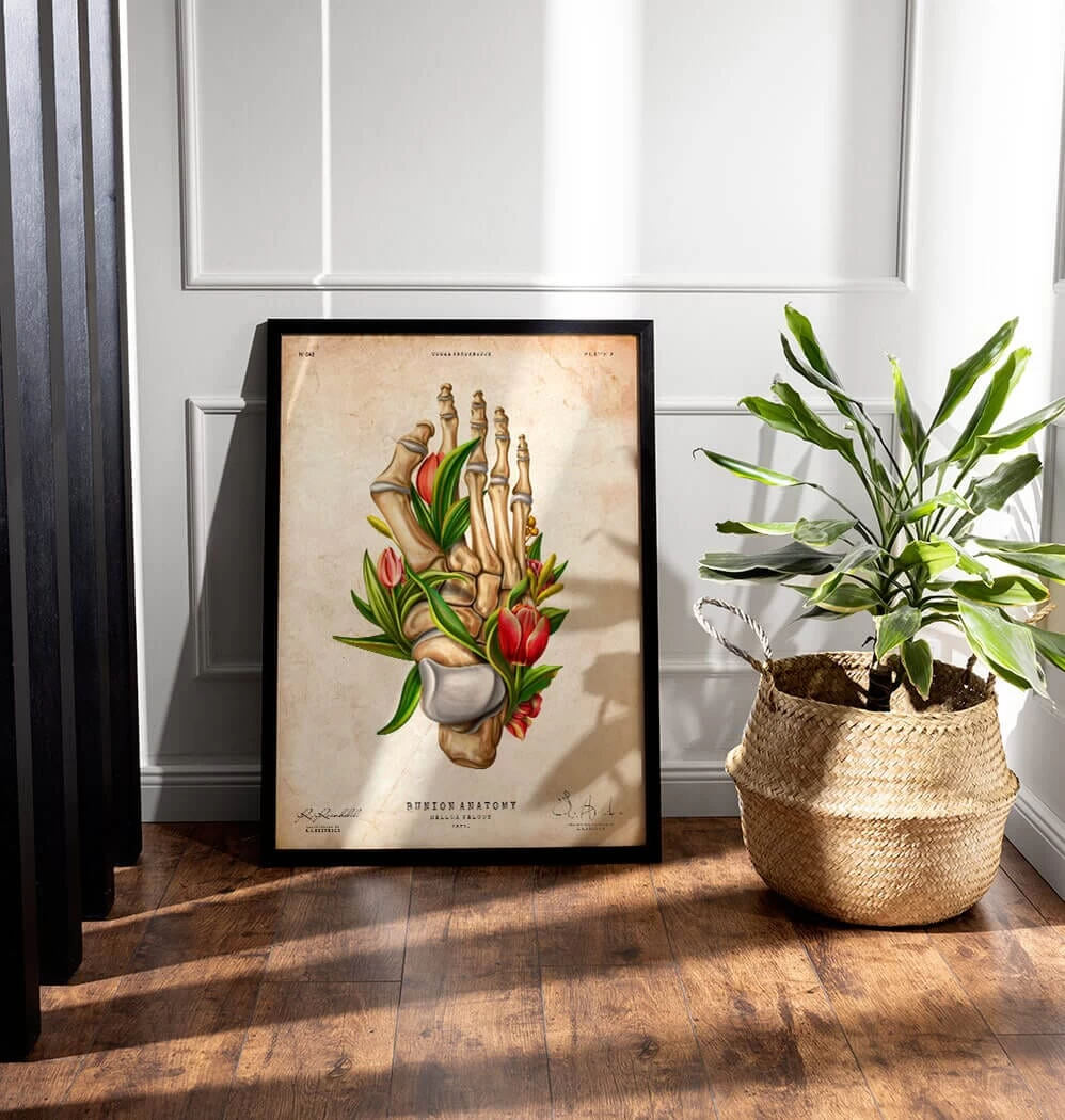 Bunion Anatomy - Floral - Vintage 4 Bunion Anatomy - Floral - Vintage - Image 2