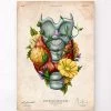 Thyroid Adenoma - Floral - Vintage -Codex Anatomicus Shop LPA854