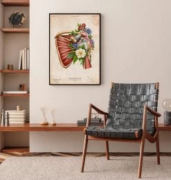 Rotator Cuff Tear - Floral - Vintage 5 Rotator Cuff Tear - Floral - Vintage -Codex Anatomicus Shop LPA857 2