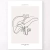 Liver Anatomy - Line Art -Codex Anatomicus Shop MN019 0b3da056 d519 40dc 8509 3dac15992bf3
