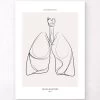 Lungs Anatomy - Line Art 2 Lungs Anatomy - Line Art -Codex Anatomicus Shop MN026 349730df 26f7 4bbb 946a 0eef03adffef