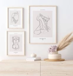 Neck Muscles - Line Art -Codex Anatomicus Shop MN068 2