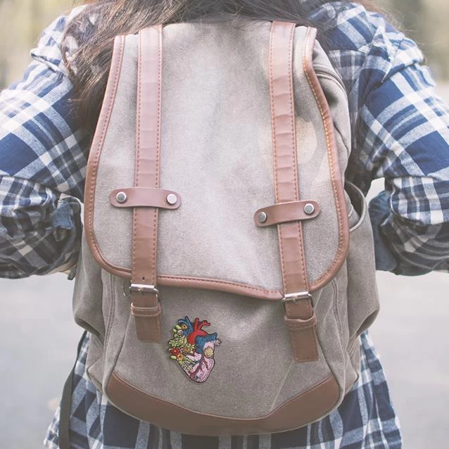 Heart Patch - Iron On, 65mm 4 Heart Patch - Iron On, 65mm - Image 2