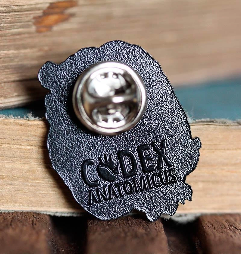 Brain With Flowers - Enamel Pin 5 Brain With Flowers - Enamel Pin - Image 3