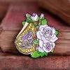 Breast With Flowers - Enamel Pin