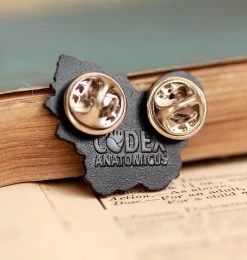 Pelvic Bone With Flowers - Enamel Pin -Codex Anatomicus Shop PINCA016 3