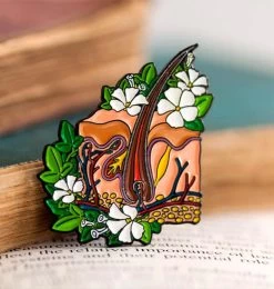Skin Anatomy - Enamel Pin