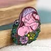 Fetus With Flowers - Enamel Pin -Codex Anatomicus Shop PINCA029
