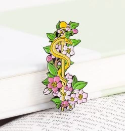Rod Of Asclepius - Enamel Pin
