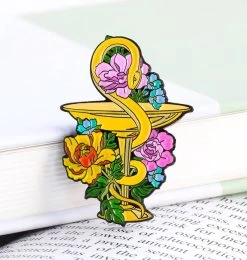Bowl Of Hygeia - Enamel Pin