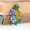 Syringe With Flowers - Enamel Pin