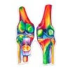Knees Anatomy Sticker - Watercolor Splash -Codex Anatomicus Shop ST013