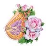 Breast Anatomy Sticker - Floral -Codex Anatomicus Shop ST022