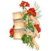 Spine Anatomy Sticker II - Floral -Codex Anatomicus Shop ST069