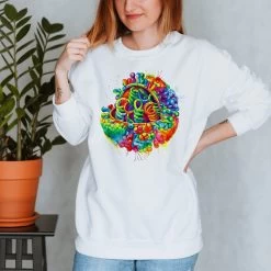 Virus Unisex Sweatshirt - Watercolor