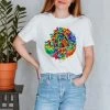Virus Unisex T-Shirt - Watercolor 1 Virus Unisex T-Shirt - Watercolor -Codex Anatomicus Shop Watercolor Designs Virus 1 t shirt w