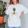 Bacteriophage Unisex Sweatshirt - Watercolor -Codex Anatomicus Shop Watercolor Designs Virus 2 sweat w