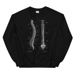 Spine Unisex Sweatshirt - Chalkboard 8 Spine Unisex Sweatshirt - Chalkboard -Codex Anatomicus Shop mockup 760ed3ad