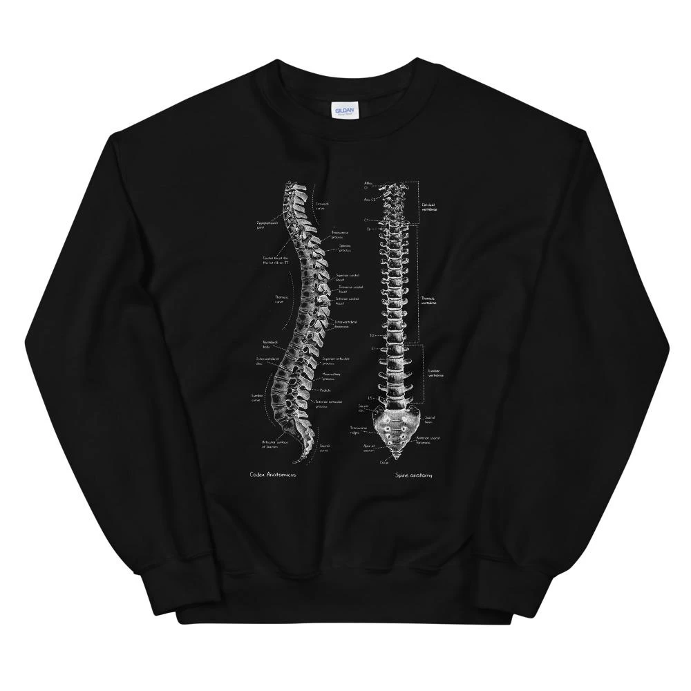 Spine Unisex Sweatshirt - Chalkboard 5 Spine Unisex Sweatshirt - Chalkboard - Image 3