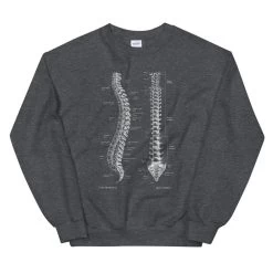 Spine Unisex Sweatshirt - Chalkboard 9 Spine Unisex Sweatshirt - Chalkboard -Codex Anatomicus Shop mockup a8e5b06d